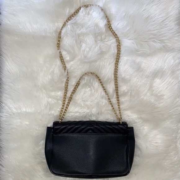 Victoria’s Secret Black and Gold Chain Crossbody Purse - Picture 6 of 6